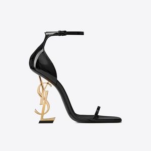 YSL BLACK/GOLD OPYUM SANDALS (ONLY WORN ONCE)